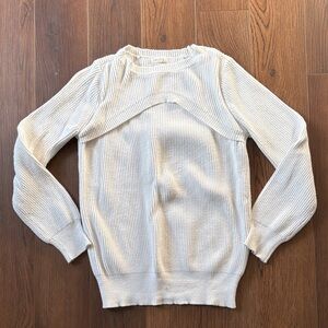 Elegant Cream Women's Sweater